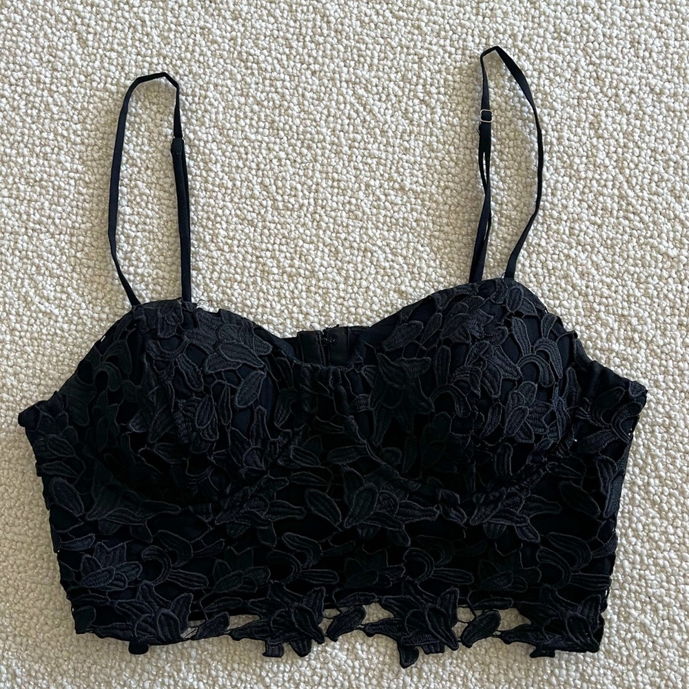 Floral Corset Bralette Top